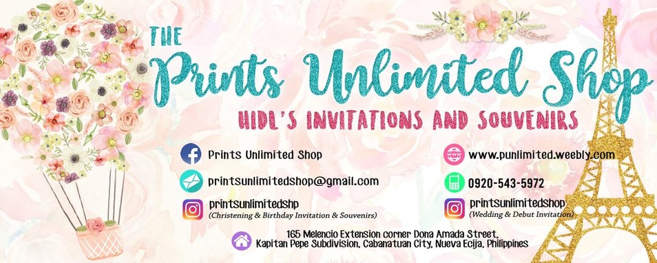 Prints Unlimited Shop Invitations and Souvenirs